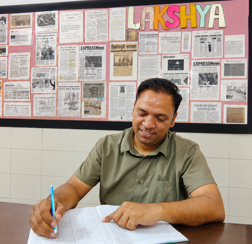 Founder Sanju with community
